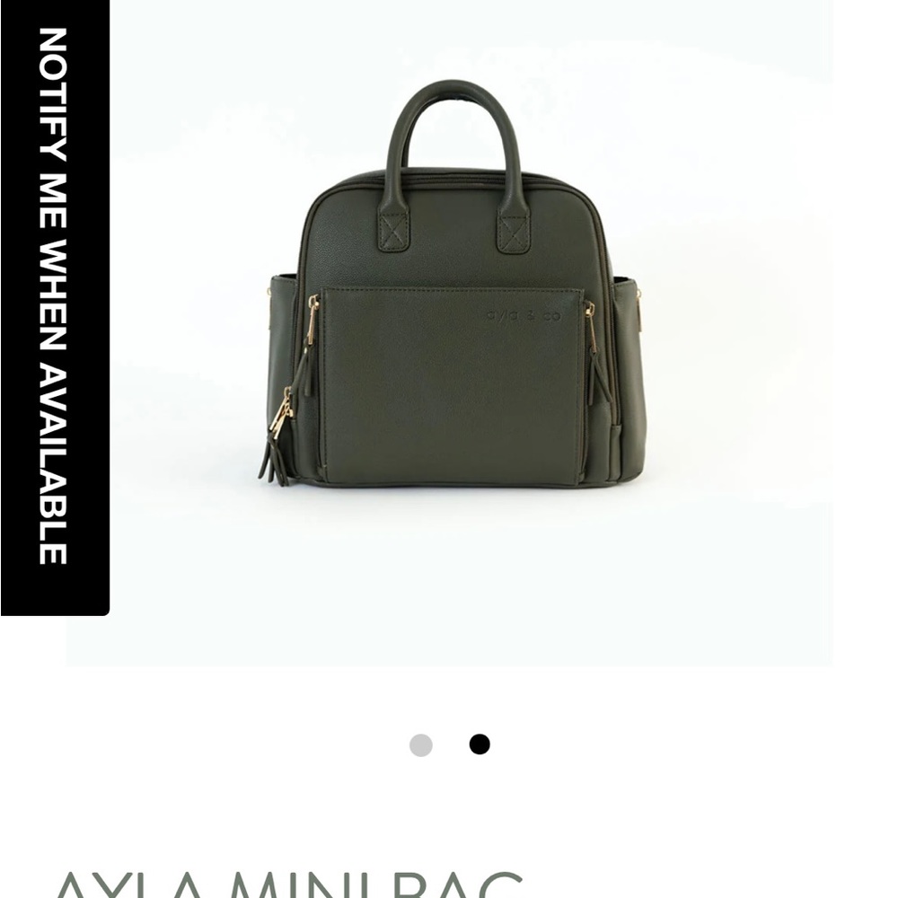 Ayla & co mini diaper bag